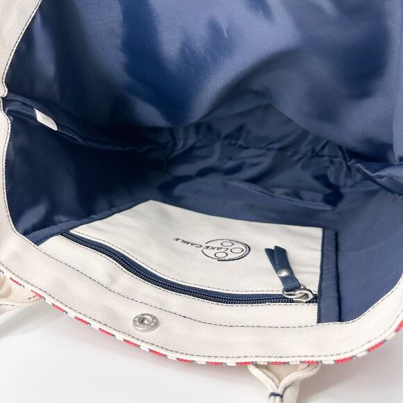 Nautical Canvas Tote Large Bag Red & Natural Ame and Lulu - Picture 9 of 9